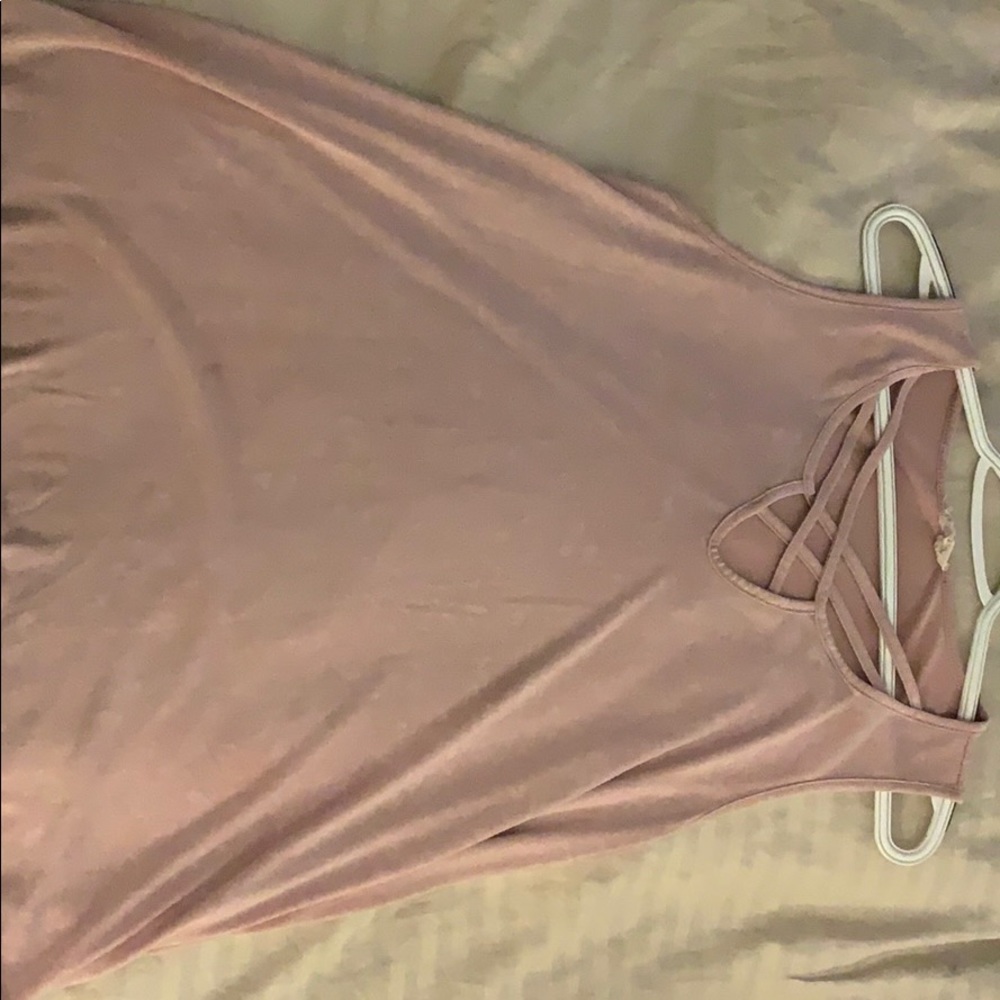 Blush long tank